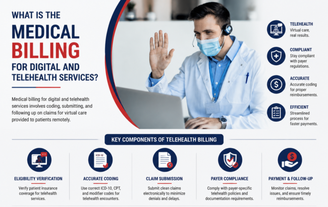 What Is the Medical Billing for Digital and Telehealth Services?