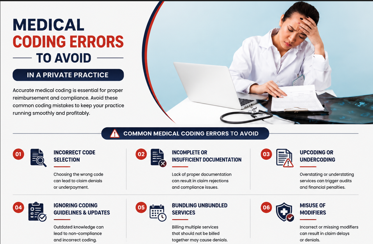 Medical Coding Errors to Avoid in a Private Practice